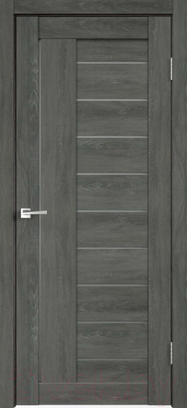 Изображение товара Дверь межкомнатная Velldoris Linea 3 90x200 (дуб шале графит/мателюкс)