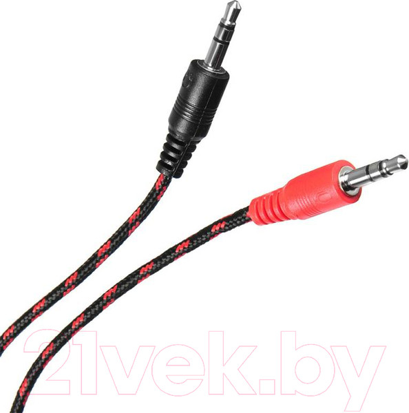 Изображение товара Наушники-гарнитура Оклик HS-L320G Phoenix (черный/красный)