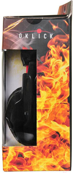 Изображение товара Наушники-гарнитура Оклик HS-L320G Phoenix (черный/красный)