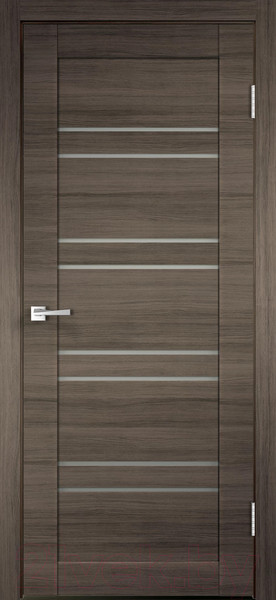Изображение товара Дверь межкомнатная Velldoris Linea 8 90x200 (дуб серый поперечный/мателюкс)