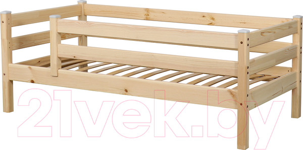 Изображение товара Кровать-тахта детская Мебельград Соня 70x160 (прозрачный лак)