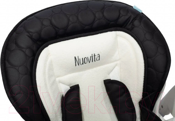 Изображение товара Стульчик для кормления Nuovita Tutela (черный с тиснением)