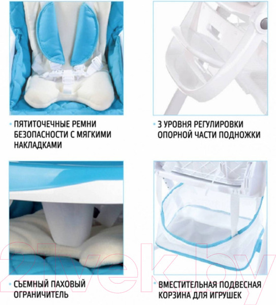 Изображение товара Стульчик для кормления Nuovita Elegante (серый)