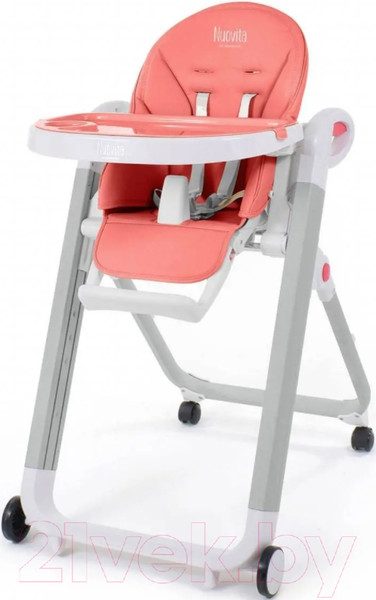 Изображение товара Стульчик для кормления Nuovita Futuro Bianco (коралловый)