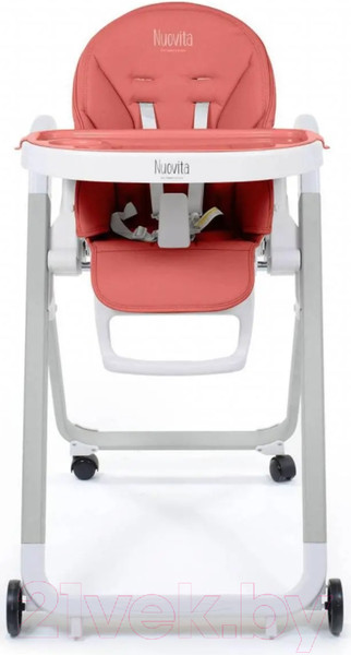 Изображение товара Стульчик для кормления Nuovita Futuro Bianco (коралловый)