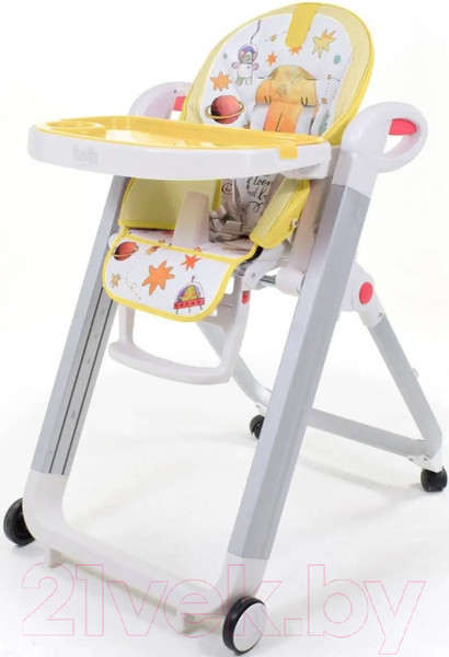 Изображение товара Стульчик для кормления Nuovita Futuro Bianco (желтый космос)