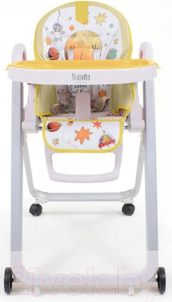 Изображение товара Стульчик для кормления Nuovita Futuro Bianco (желтый космос)