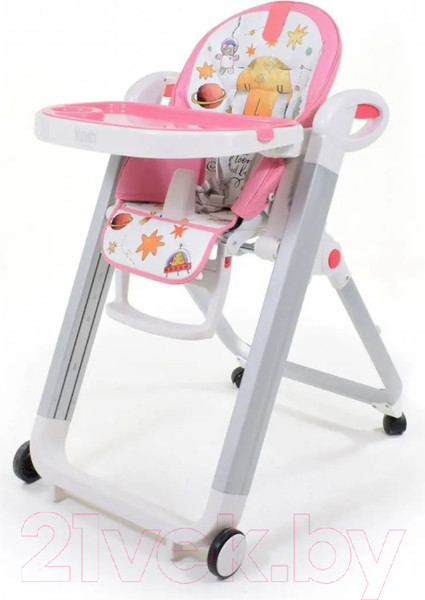 Изображение товара Стульчик для кормления Nuovita Futuro Bianco (розовый космос)