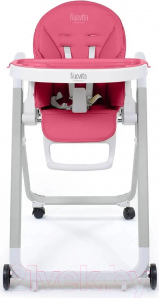Изображение товара Стульчик для кормления Nuovita Futuro Bianco (малиновый)