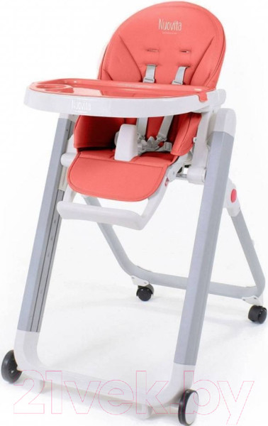 Изображение товара Стульчик для кормления Nuovita Futuro Senso Bianco (коралловый)