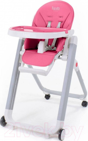 Изображение товара Стульчик для кормления Nuovita Futuro Senso Bianco (малиновый)
