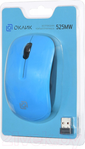 Изображение товара Мышь Оклик 525MW (голубой)