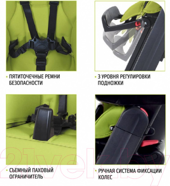 Изображение товара Стульчик для кормления Nuovita Futuro Senso Nero (желтый)