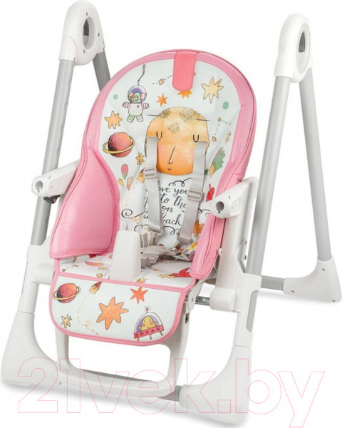 Изображение товара Стульчик для кормления Nuovita Grande (розовый космос)