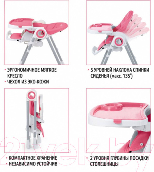 Изображение товара Стульчик для кормления Nuovita Grande (пурпурный)