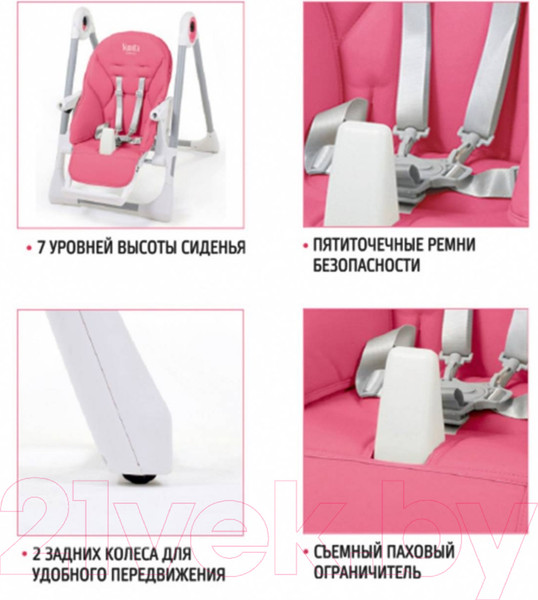 Изображение товара Стульчик для кормления Nuovita Grande (пурпурный)