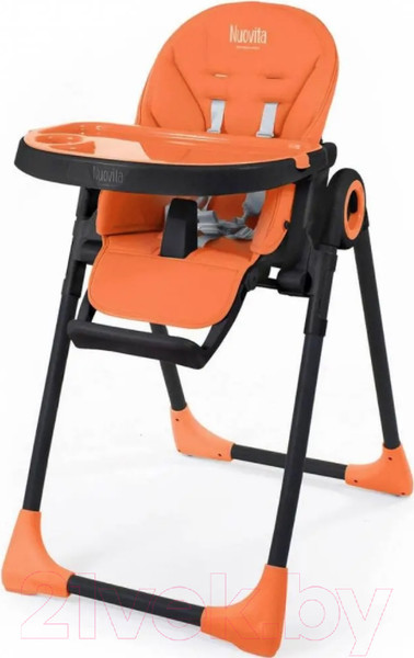 Изображение товара Стульчик для кормления Nuovita Lembo (оранжевый/черный)