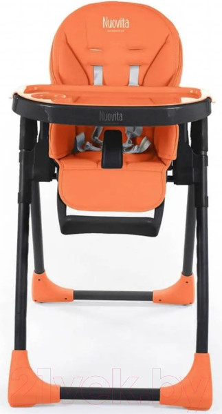Изображение товара Стульчик для кормления Nuovita Lembo (оранжевый/черный)