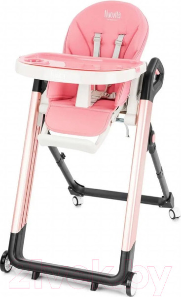 Изображение товара Стульчик для кормления Nuovita Orbita (бледно-розовый/розовый)