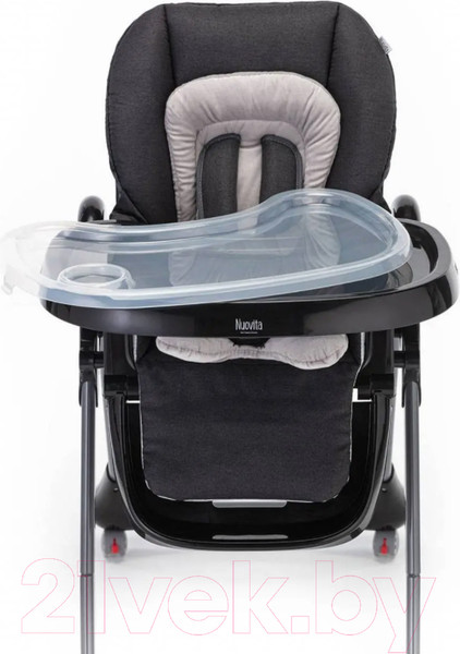 Изображение товара Стульчик для кормления Nuovita Pratico (темно-серый/серый)