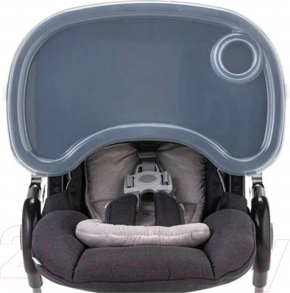 Изображение товара Стульчик для кормления Nuovita Pratico (темно-серый/серый)