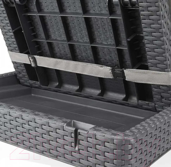 Изображение товара Шезлонг Keter Jaipur с матрацем / 238416 (графит)