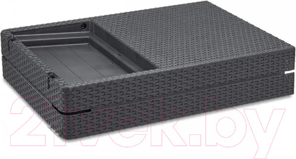 Изображение товара Шезлонг Keter Jaipur с матрацем / 238416 (графит)