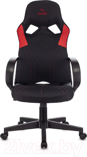 Изображение товара Кресло геймерское Бюрократ Zombie Runner (черный/текстиль красный)