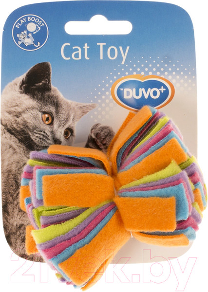 Изображение товара Игрушка для кошек Duvo Plus Флисовый помпон / 1717096/DV