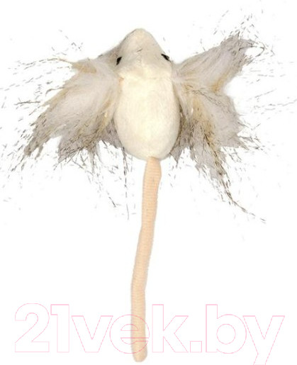 Изображение товара Игрушка для кошек Duvo Plus Мышка с пушистыми ушками / 1717050/DV (бежевый)