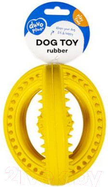 Изображение товара Игрушка для животных Duvo Plus Круглый Tugger / 10157/DV (желтый)