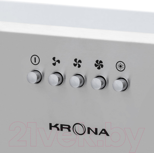 Изображение товара Вытяжка скрытая Krona Ambra 600 PB / КА-00001393 (нержавеющая сталь)