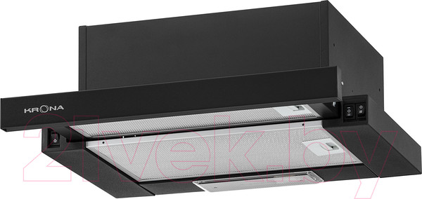 Изображение товара Вытяжка телескопическая Krona Kamilla 450 / КА-00001799 (черный)
