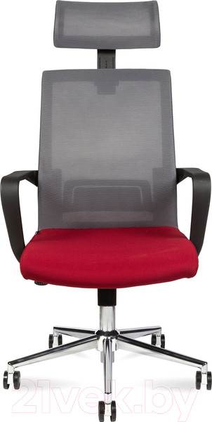 Изображение товара Кресло офисное Norden Inter / CH-180A-OA2016*АК30-63 (хром/черный/серый/вишневый)