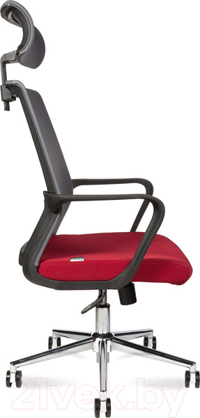 Изображение товара Кресло офисное Norden Inter / CH-180A-OA2016*АК30-63 (хром/черный/серый/вишневый)