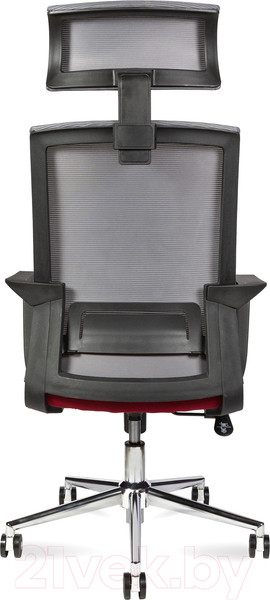 Изображение товара Кресло офисное Norden Inter / CH-180A-OA2016*АК30-63 (хром/черный/серый/вишневый)