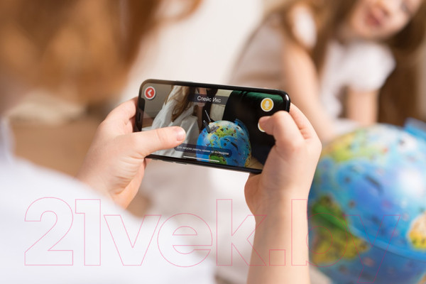 Изображение товара Глобус интерактивный Globen Зоогеографический с подсветкой / INT12100296