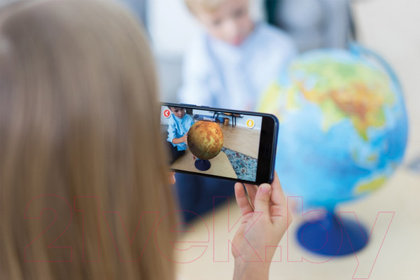 Изображение товара Глобус Globen Физико-политический рельефный с подсветкой / INT13200290