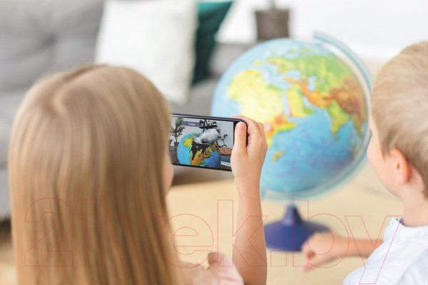 Изображение товара Глобус Globen Физико-политический рельефный с подсветкой / INT13200290