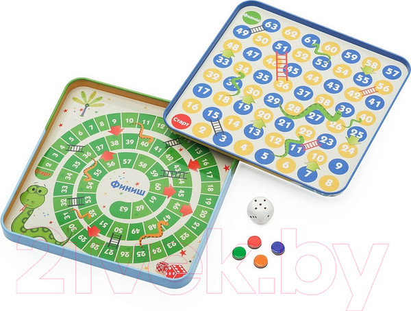 Изображение товара Настольная игра Bumbaram Змеи и лестницы / IM-1003