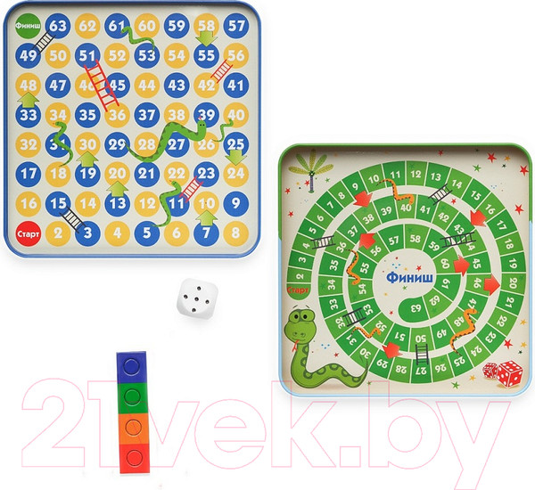 Изображение товара Настольная игра Bumbaram Змеи и лестницы / IM-1003