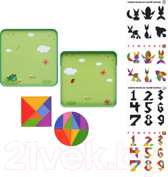 Изображение товара Игра-головоломка Bumbaram Танграм / IM-1014