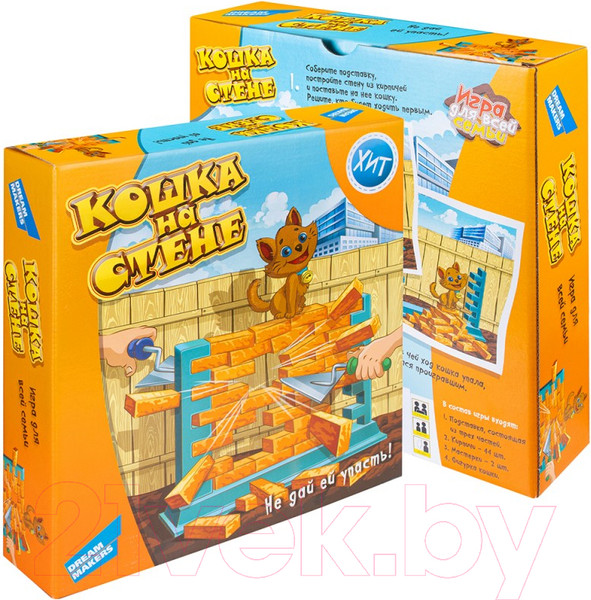 Изображение товара Настольная игра Dream Makers Кошка на стене / 1503C