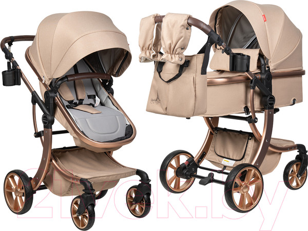 Изображение товара Детская универсальная коляска Aimile Original New / NDG-1 (кремовый)