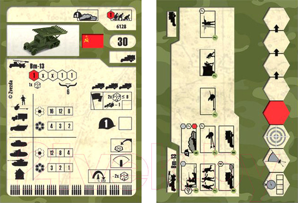 Изображение товара Сборная модель Звезда Советская реактивная установка Катюша / 6128