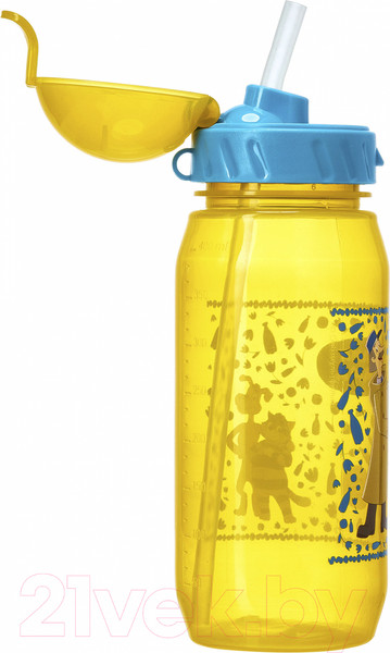 Изображение товара Поильник Мама Тама С силиконовой трубочкой / MT/011 (400мл, желтый)