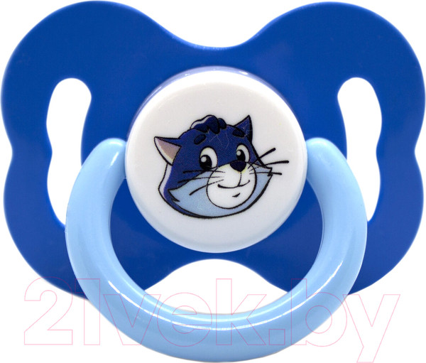 Изображение товара Пустышка Мама Тама Матроскин. Анатомическая Силиконовая / MT/017 (синий)