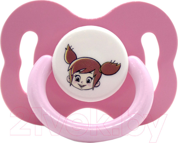 Изображение товара Пустышка Мама Тама Вера. Анатомическая Силиконовая / MT/019 (розовый)