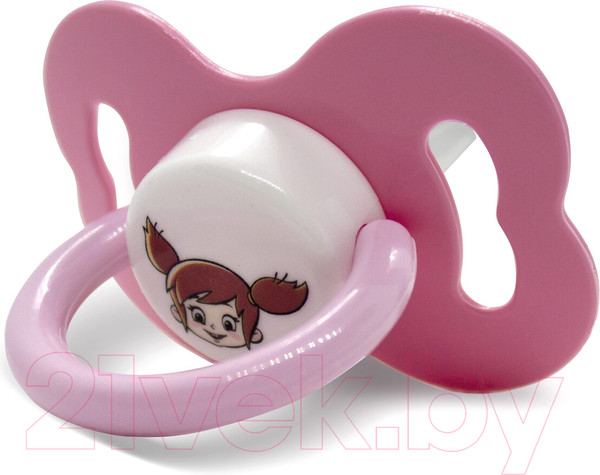 Изображение товара Пустышка Мама Тама Вера. Анатомическая Силиконовая / MT/019 (розовый)