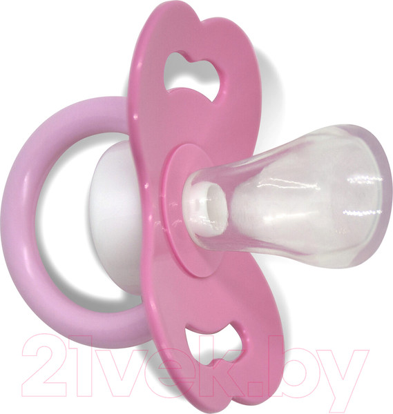 Изображение товара Пустышка Мама Тама Вера. Анатомическая Силиконовая / MT/019 (розовый)